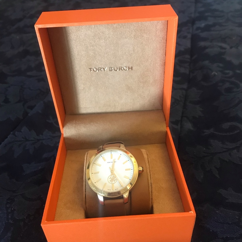 Tan Wrap Tory Burch Watch